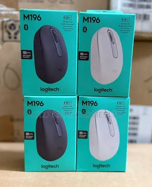 Logitech M196 Bluetooth Mouse - Nyeupe