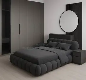 Set ya Chumba cha Kulala: Kabati Milango 5, Sofa Bubble, Meza za Kando
