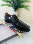 Viatu vya Oxford vya Ngozi Nyeusi kwa Wanaume - 3