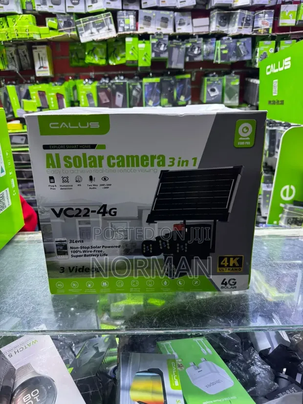 Calus AI Solar Camera 3-in-1 (4K Ultra HD) - 1