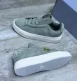 Perforated Suede Platform Sneakers - 4