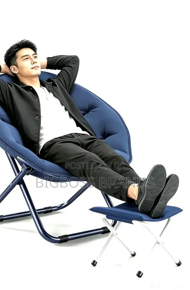 Foldable Sofa Chair and Stool - Brand New - 1
