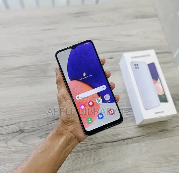 New Samsung Galaxy A22 5G 128GB Blue - 1