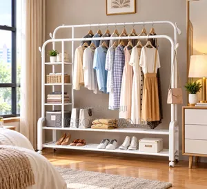 Double Pole Clothes Hanger 160x110x55cm