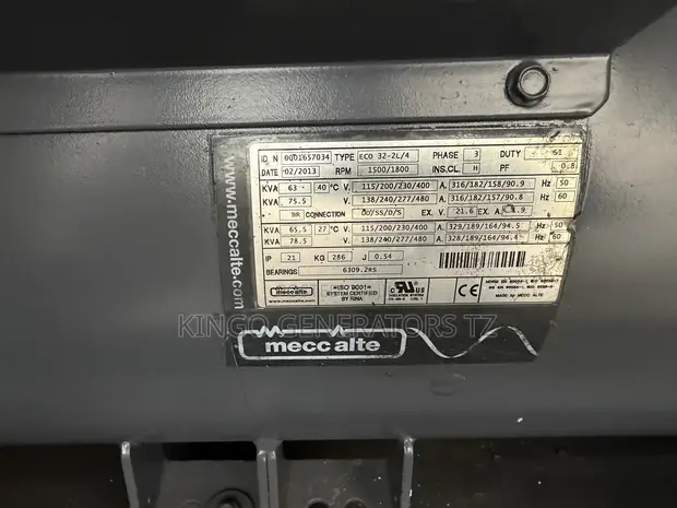 Used Perkins Diesel Generator 63kVA - 1