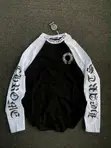 Chrome Hearts Long Sleeve Raglan Baseball Tees - 4