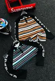 Nguo za Mikono Mirefu za Chrome Heart Style Zenye Michirizi - 1