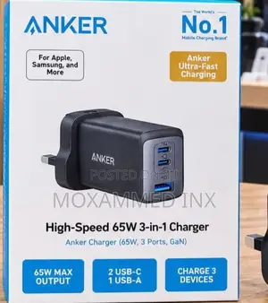 Anker PowerPort III 3-Port 65W GaN Charger