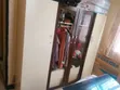 Large 4-Door Mninga Wood Wardrobe - 1