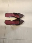 Maroon Kitten Heels Size 41 - 1