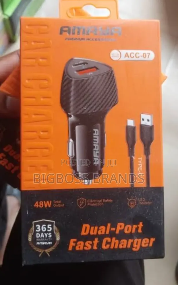 Amaya Dual Port Fast Charger - 1