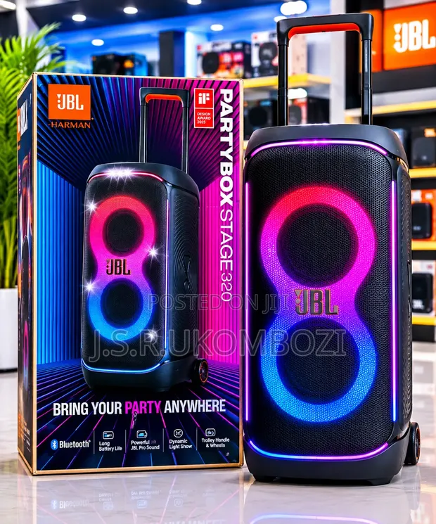 JBL PartyBox Stage 320 Portable Speaker - 1