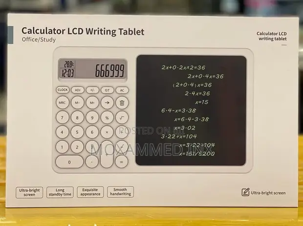 Calculator LCD Writing Tablet - Mpya Kabisa - 1