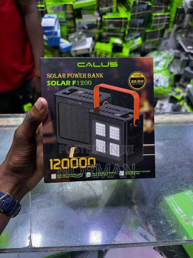 Calus Solar Power Bank 120000mAh - 1