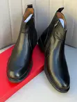 Clarks Black Dress Boots with Side Zipper - 3