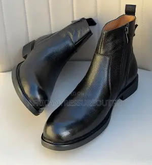 Clarks Black Dress Boots with Side Zipper
