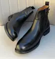Clarks Black Dress Boots with Side Zipper - 4