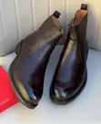 Clarks Black Dress Boots with Side Zipper - 5