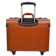 Cabin Bag Tan 4 Wheel Pilot Case Faux Leather - 3