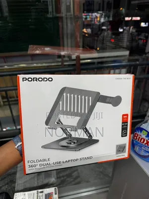 Porodo 360° Dual-Use Foldable Laptop Stand with MagSafe