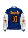 Racing Bomber Jacket - Royal Blue & Off-White - 2