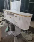 Brand New Wood-Mode Showcase - White and Gold - 1
