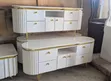 Brand New Wood-Mode Showcase - White and Gold - 2