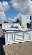 Luxury White Bed 5/6 - Brand New - 1