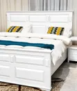 Luxury White Bed 5/6 - Brand New - 2