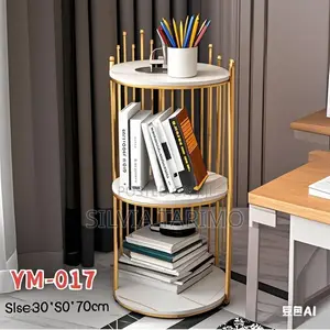 Modern 3-Tier Round Storage Shelf