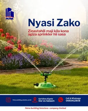 Sprinklers for Watering Gardens and Large Farms
