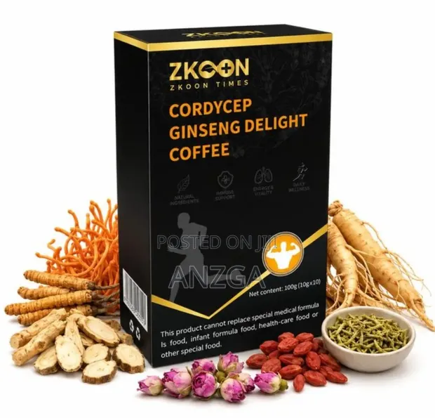 Kahawa ya Cordyceps na Ginseng - 1