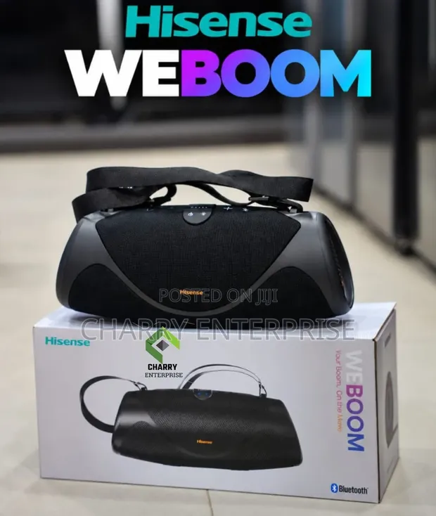 Waterproof Hisense WEBOOM Bluetooth Speaker - 24hr Playtime - 1
