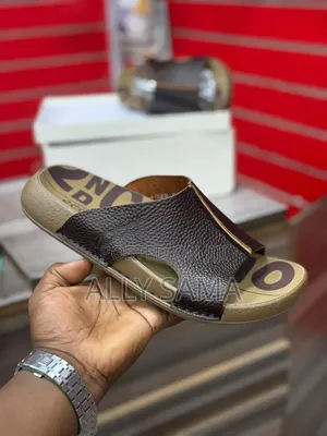 Sandals za Ecco za Wanaume Ngozi - Brown
