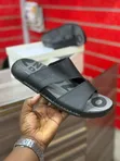 Men's Ecco Leather Sandals - Brown - 3