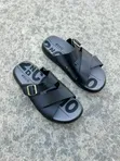 Sandali za Ngozi za Ecco za Wanaume - Nyeusi - 2