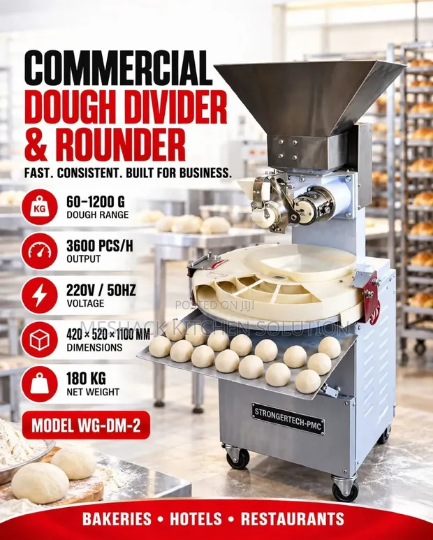 Strongtech Commercial Dough Divider and Rounder - 1