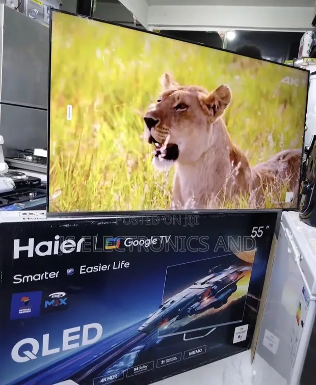 Haier 55-Inch QLED Smart 4K Google TV - 1