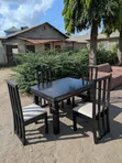 Dining Set for 4 - Solid Wood - 2
