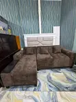 Brand New 4-Seater Sofa Set - Durable Wood & Fabric - 2