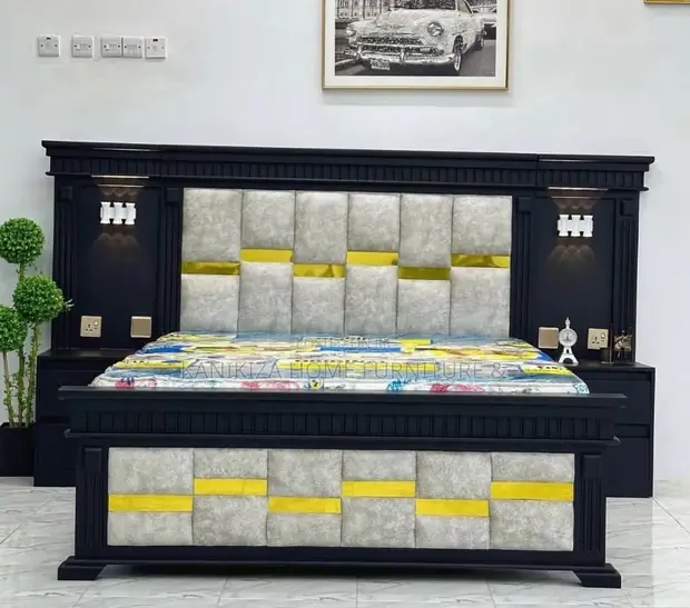 Kitanda cha Mbao Woodstock Mixer Bedsofa 5/6 na Meza Zake Mbili - 1