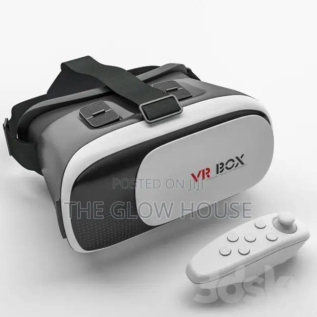 VR Box Virtual Reality Headset with Remote - 1