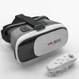 VR Box Virtual Reality Headset with Remote - 1