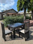 Dining Table with 4 Chairs - 4