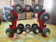 Adjustable Dumbbell Set with Rack (76kg Total) - 4
