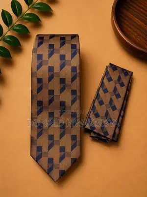 Premium Tie + Pocket Square Set - Designer Collection