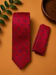 Premium Tie + Pocket Square Set - Designer Collection - 5