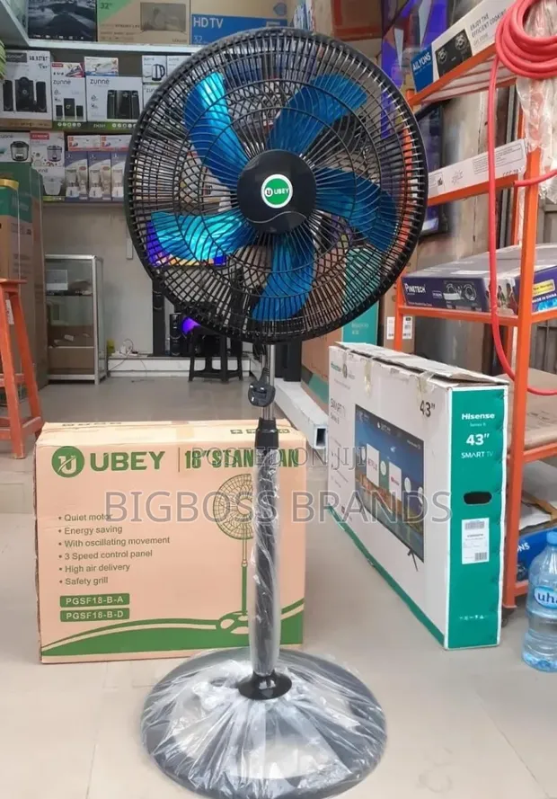 Ubey Stand Fan - Panga za Chuma, Inch 18 - 1