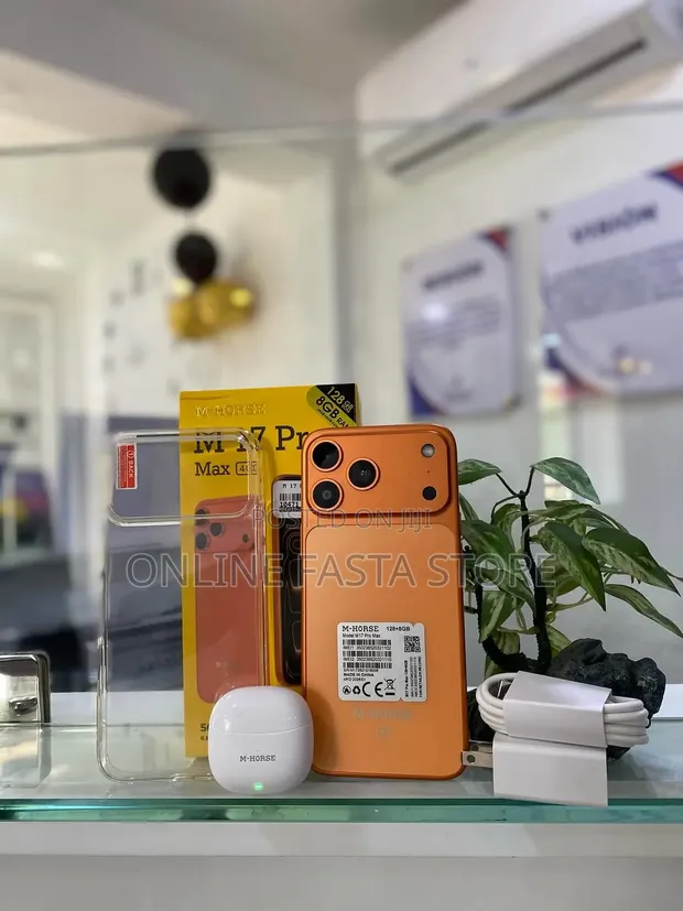 New Mobile Phone 128GB Orange - 1