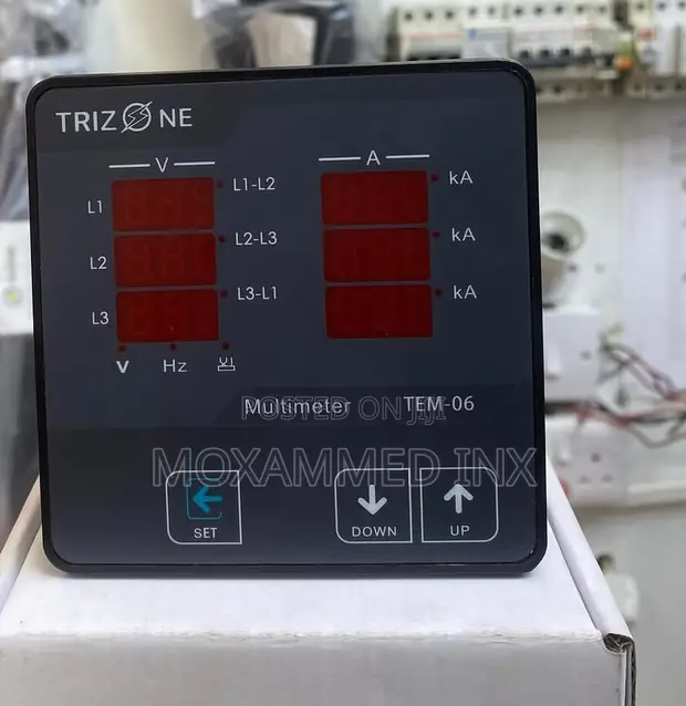 Trizone TEM-06 Three-Phase Digital Panel Multimeter - 1